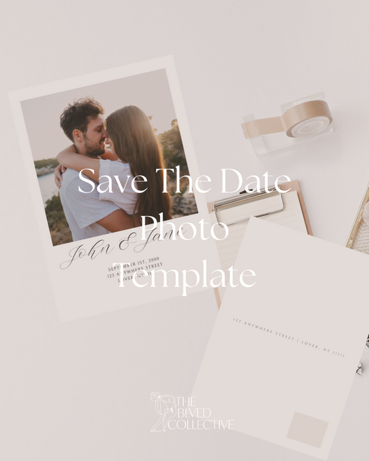 Save The Date Photo Template