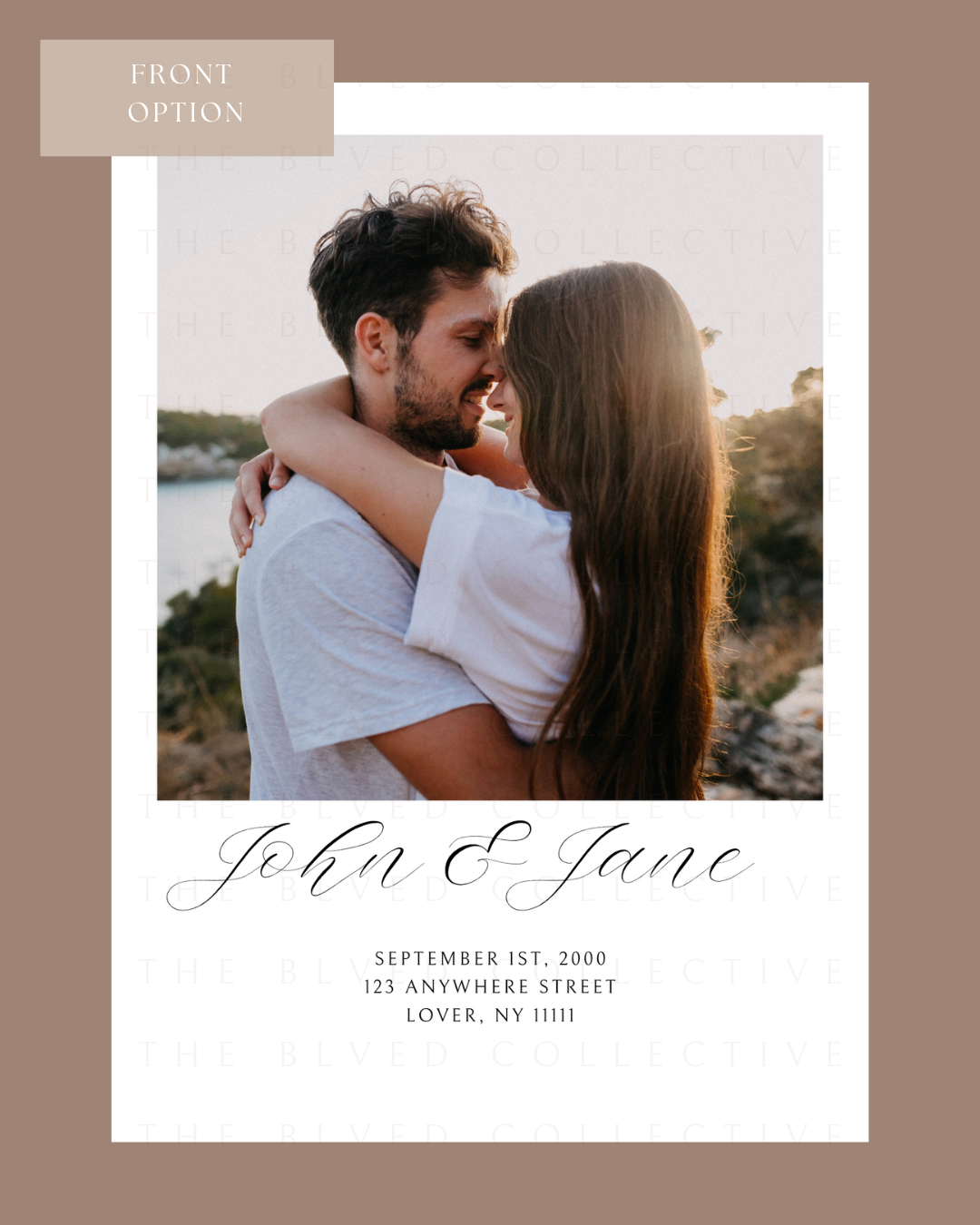 Save The Date Photo Template